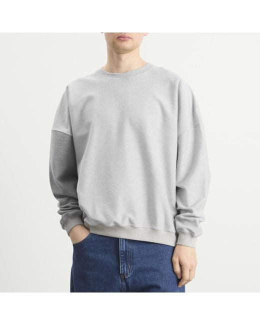 EBIT Gray Bi-Colour Sweatshirt for men