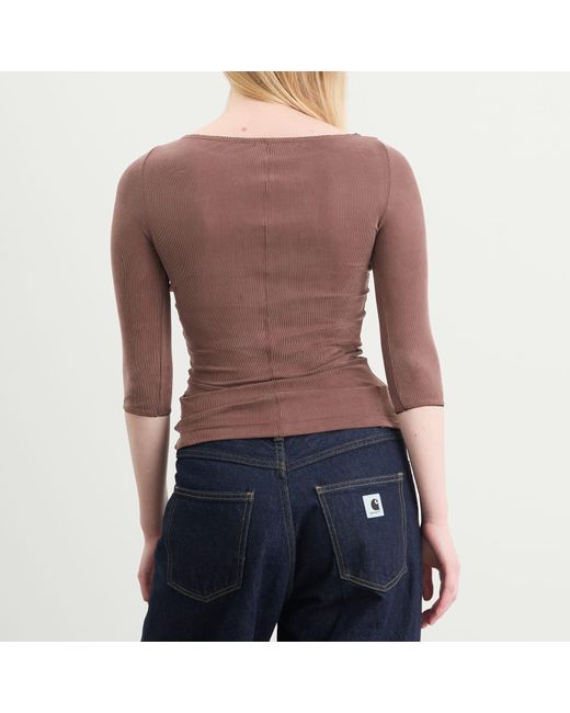 Fruity Booty Brown Second Skins 3/4 Length Top