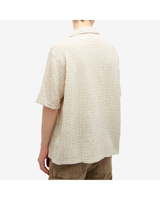 Our Legacy Natural Box Short Sleeve Shirt for men