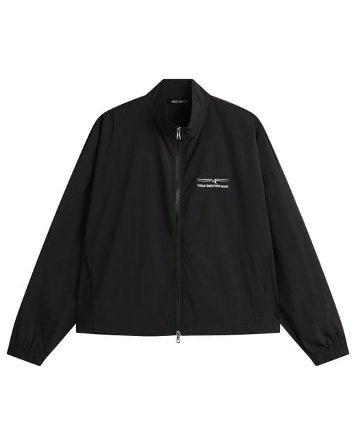 Cole Buxton Black Sport Track Jacket for men