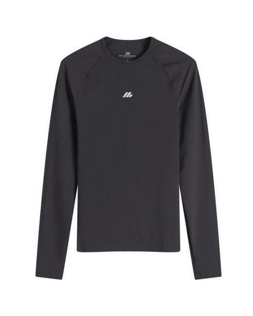 【送料関税込】Balenciaga Slim Fit Long Sleeve Balenciaga Slim Fit Long Sleeve in Blue for Men | Lyst UK