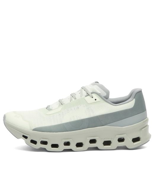 On Shoes White Cloudmster Void Sneaker for men
