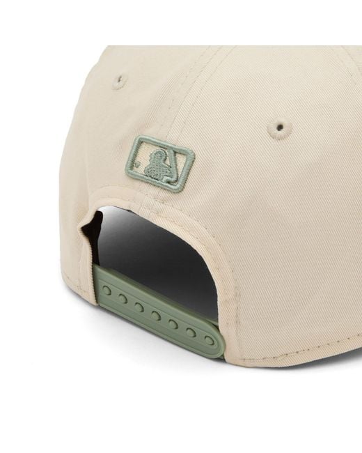 KTZ Natural La Dodgers Side Script 9Forty Adjustable Cap
