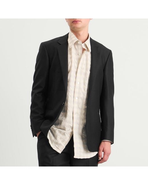 Carter Young Black Elias Unstructured Blazer for men