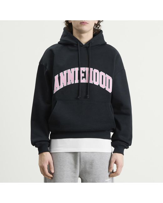 Annie Hood Blue College Arch Hoodie for men