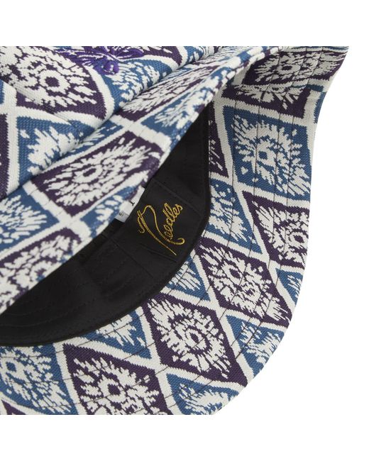 Needles Blue Jacquard Bermuda Hat for men