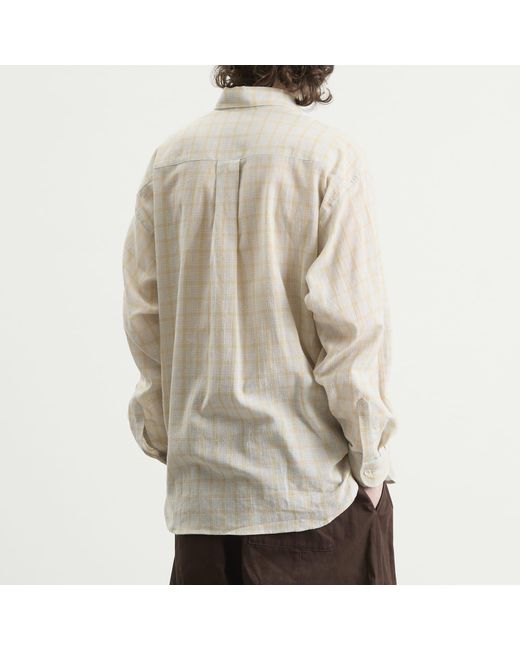 SAGE NATION Natural Chisholm Check Shirt for men