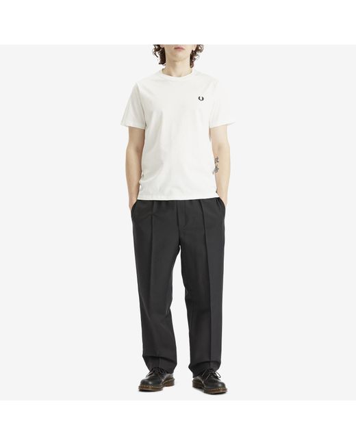 Fred Perry White Logo T-Shirt for men
