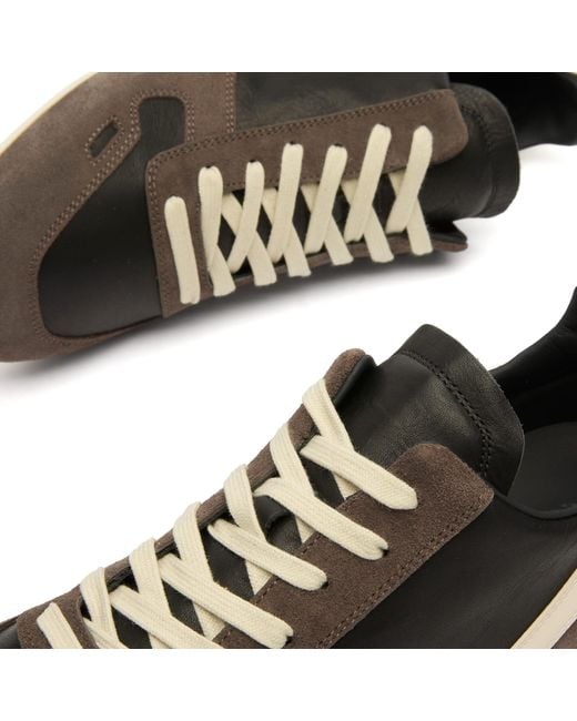 Rick Owens Brown Minimal Sneaks for men