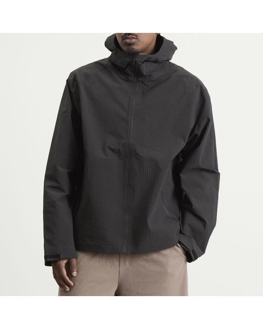 Hiking Patrol Black Waypoint Ripstop Hooded Jacket for men