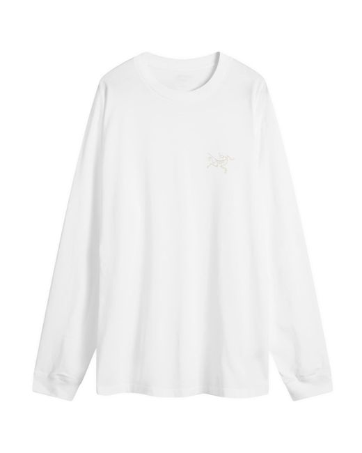 Arc'teryx White Kragg Sl Long Sleeve T-Shirt for men