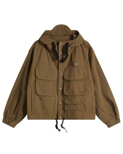 FRIZMWORKS Green Wading Hooded Parka Jacket for men
