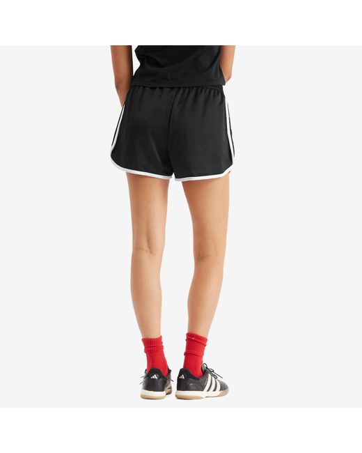 Adidas Black 3 Stripe Sprinter Short