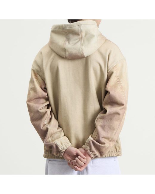 Beams Plus Natural Digital Print Hooded Jacket for men