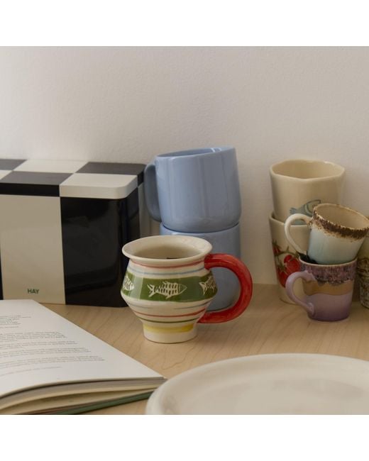Damson Madder Multicolor Angular Mug