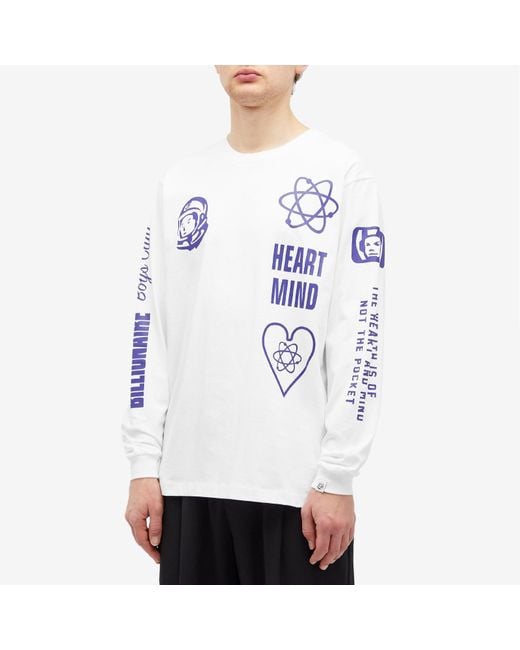 BBCICECREAM White Multi Print Long Sleeve T-Shirt for men