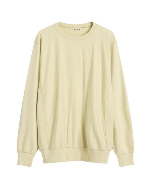 Auralee Natural Elastic High Gauge Sweatshirt for men