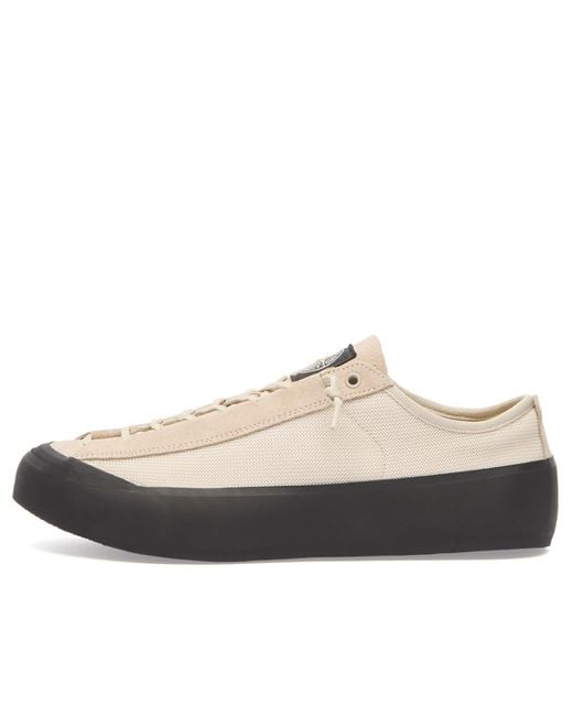 Stone Island White Low Top Sneakers for men