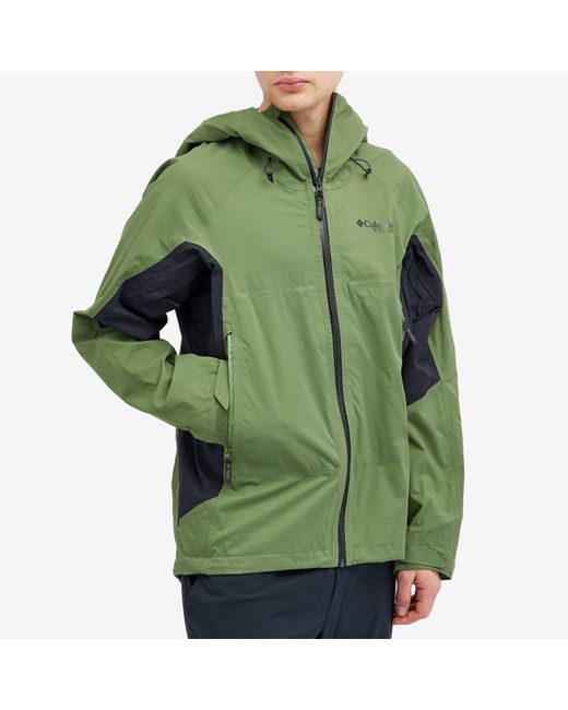 Columbia Green Mazama Trail Shell Jacket for men