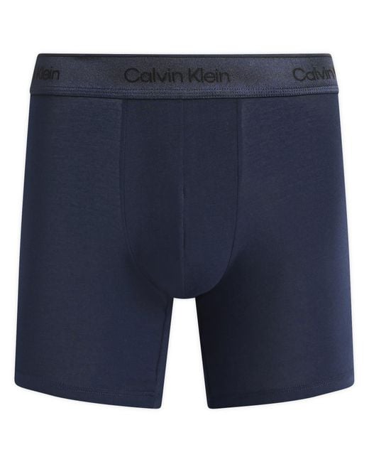 Calvin Klein Gray Icon Cotton Stretch Shine Boxer Brief for men