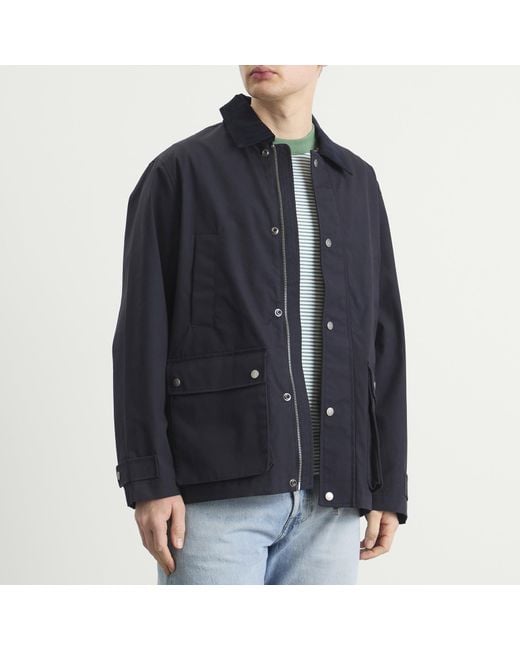 Armor Lux Blue Hunting Jacket for men