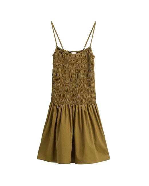 Faithfull The Brand Green Araceli Mini Dress