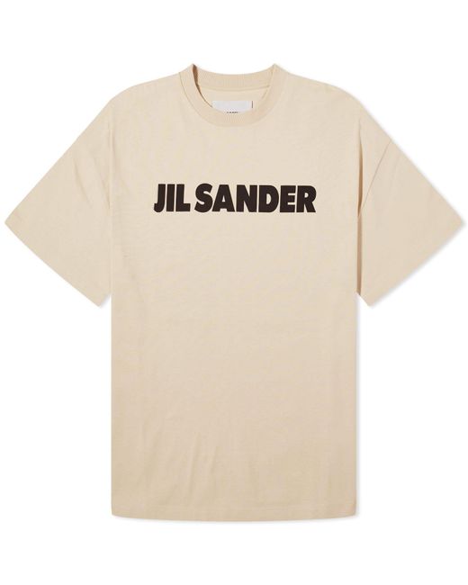 Jil Sander Natural Logo T-Shirt for men