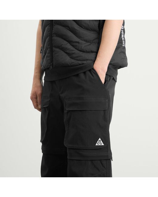 Nike Black Acg Zip Smith Summit Cargo Pant for men