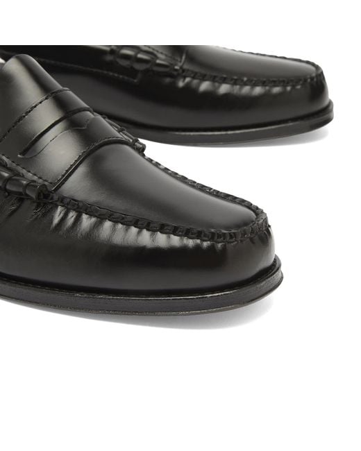 G.H.BASS Black Larson Slingback Loafer for men