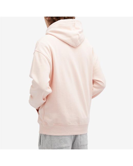 ICECREAM Pink Woodgrain Running Dog Popover Hoodie for men