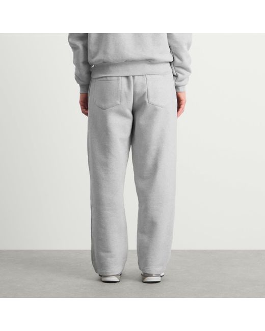 MKI Miyuki-Zoku Gray Superweight Wide Leg Joggers for men