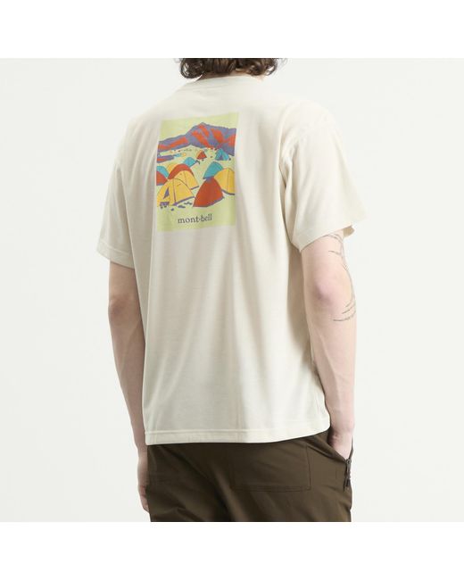 Montbell White Mountain Camping T-Shirt for men