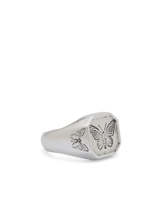 Twojeys Metallic Butterfly Effect Ring