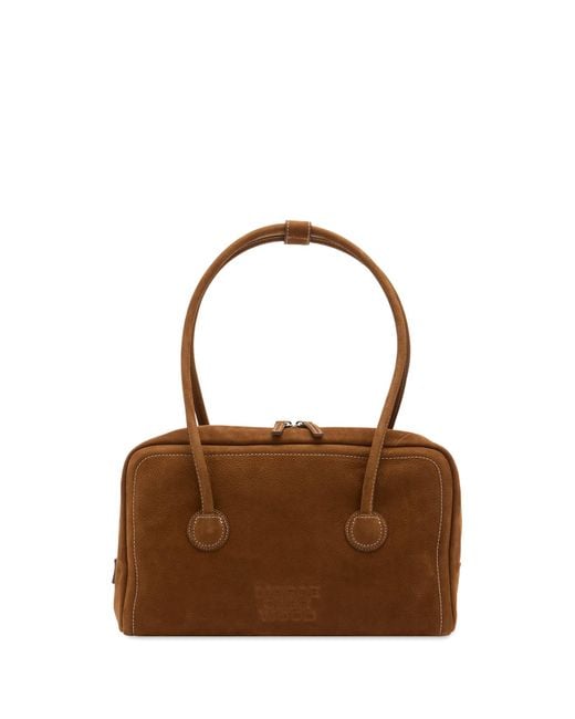 MARGE SHERWOOD Brown Soft Boston Bag