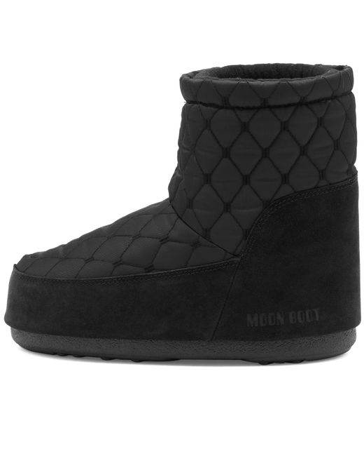 Moon Boot Black Icon Low Quilted Boots