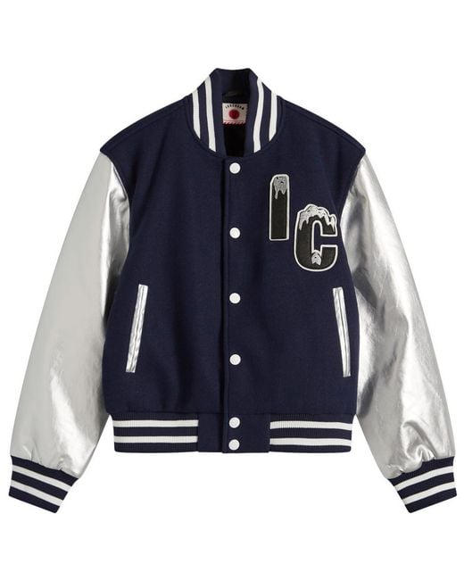 ICECREAM Blue Cherry Varsity Jacket