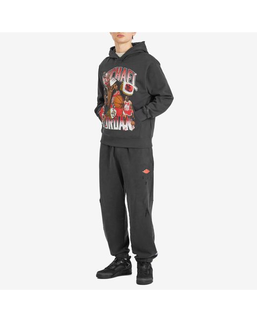 Nike Gray Flight Graphic Hoodie for men