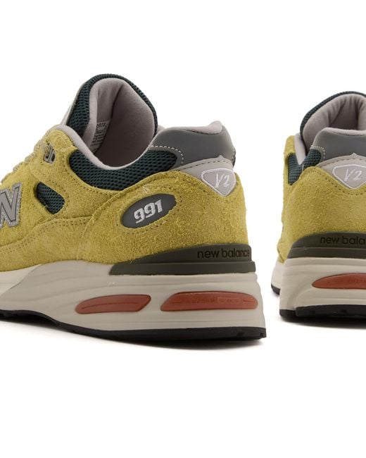 New Balance Green 991V2 Sneaker