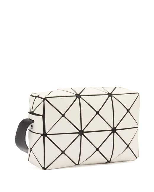 Issey Miyake White Cuboid Shoulder Bag
