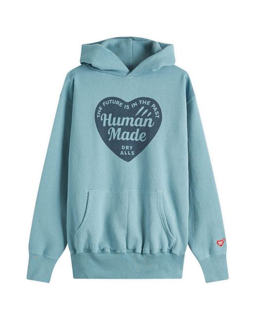Human Made Tsuriami Heart Hoodie in Blue for Men | Lyst UK