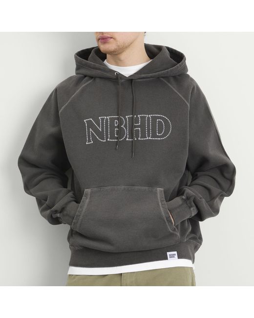 Neighborhood Gray Pigment Dyed Sweat Hoodie for men