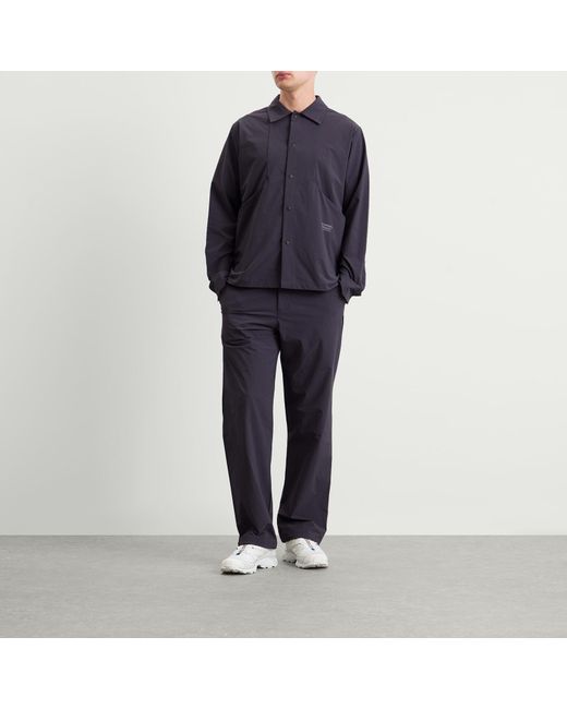 Pas Normal Studios Blue Off-Race Tech Overshirt for men
