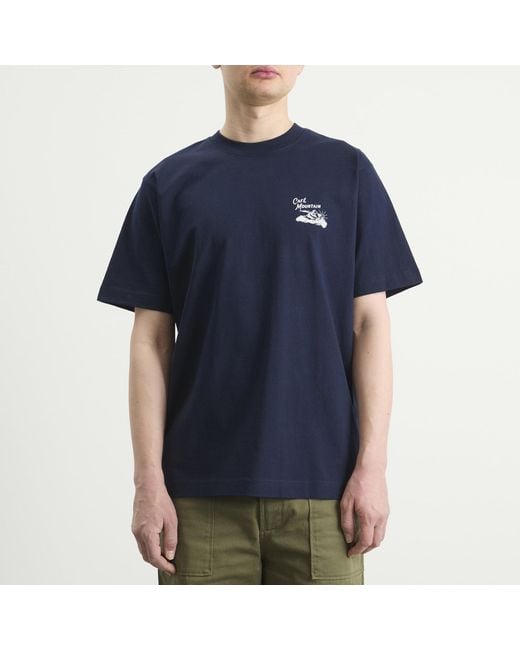 Cafe Mountain Blue Legacy T-Shirt for men