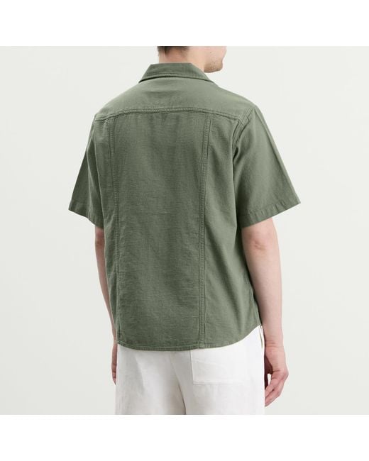 Corridor NYC Green Hopsack Ss for men