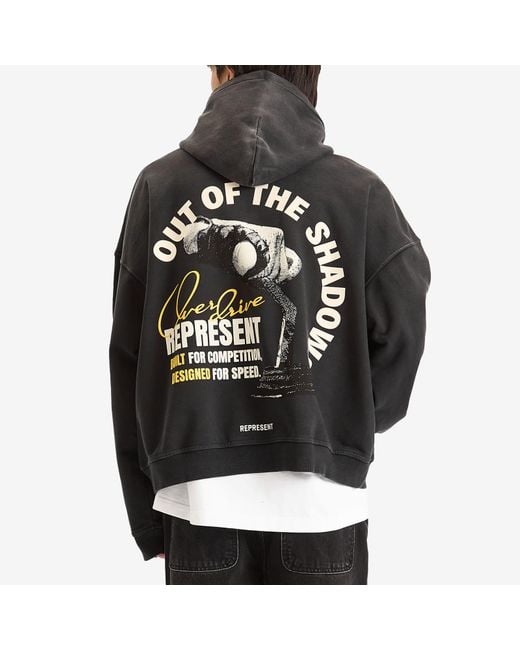 Represent Black Out Of The Shadows Hoodie for men
