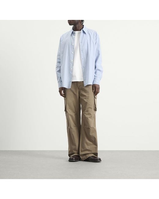 Our Legacy Blue Poplin Beyond Shirt for men