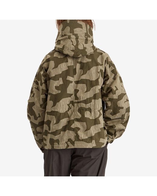Belstaff Green Terrain Camo Canopy Parka Jacket for men