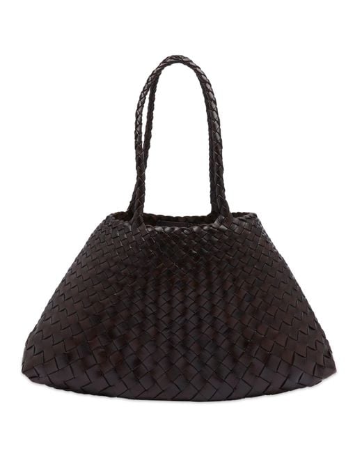 Dragon Diffusion Brown Santa Croce Large Bag