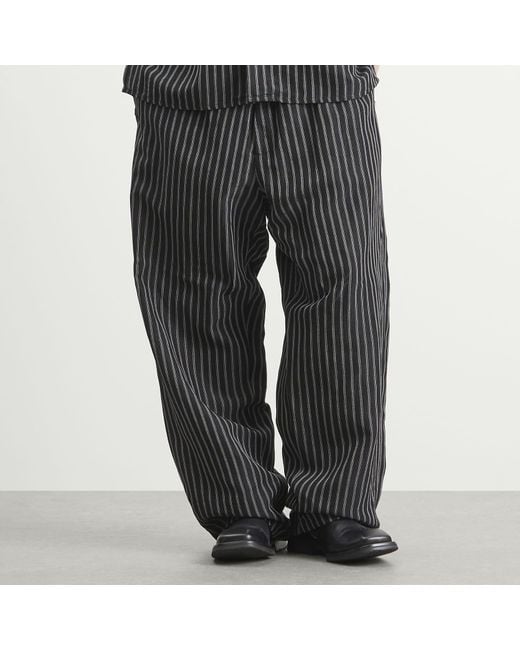 Willy Chavarria Toluca Pinstripe Pant in Grey for Men | Lyst UK