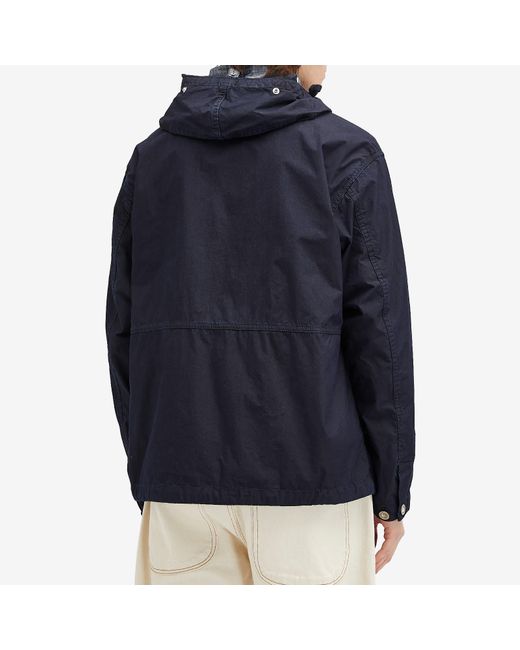 C P Company Blue 50 Fili Goggle Jacket for men